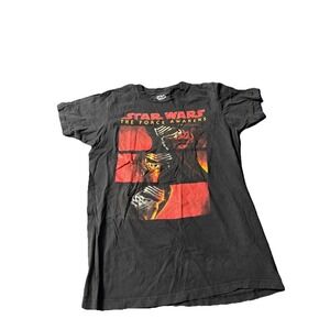 Fifth Sun Star Wars T-Shirt Mens Medium Black 100% Cotton Graphic Print Kylo Ren